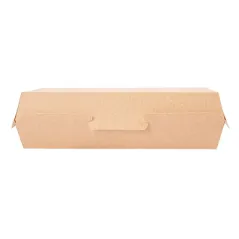 BOÎTES "PANINI" THEPACK  26,5x12,2x7 CM NATUREL CARTON NANO-MICRO (300 UNITÉ)