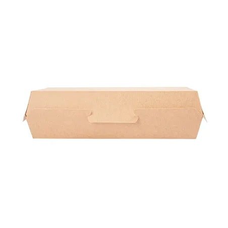 BOÎTES "PANINI" THEPACK  26,5x12,2x7 CM NATUREL CARTON NANO-MICRO (300 UNITÉ)