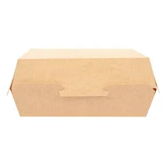 BOÎTES "LUNCH BOX B" THEPACK  22,5x17x8,5 CM NATUREL CARTON NANO-MICRO (300 UNITÉ)