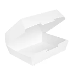 BOÎTES "LUNCH BOX B" THEPACK  22,5x17x8,5 CM BLANC CARTON NANO-MICRO (300 UNITÉ)