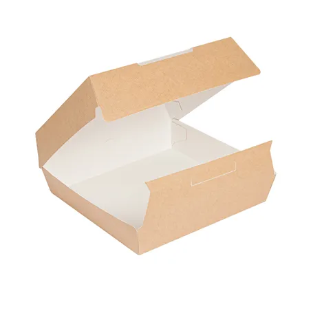 BOÎTES "LARGE LUNCH BOX" THEPACK  23,5x24x8,7 CM NATUREL CARTON NANO-MICRO (150 UNITÉ)