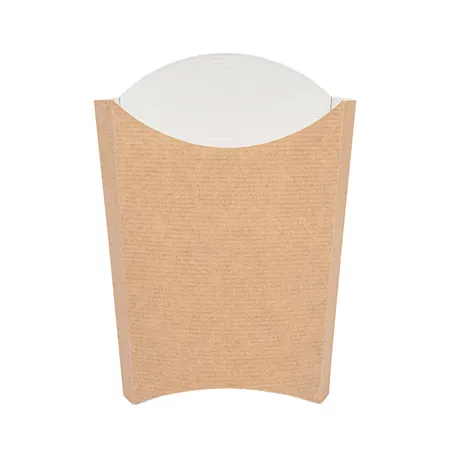 BOÎTES À FRITES JUMBO THEPACK 165 G 13,5x8,5x16 CM NATUREL CARTON NANO-MICRO (1200 UNITÉ)