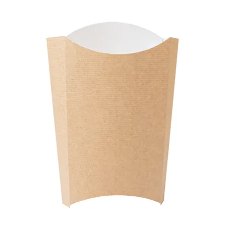 BOÎTES À FRITES THEPACK 190 G 14,5x9,5x18 CM NATUREL CARTON NANO-MICRO (1200 UNITÉ)