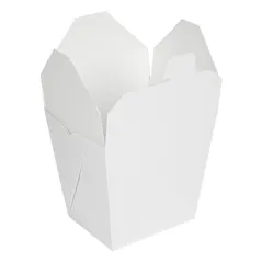 RÉCIPIENTS MULTIUSAGES MICRO-ONDABLES THEPACK 960 ML 8,9x7x10,8 CM BLANC CARTON NANO-MICRO + PP (360 UNITÉ)