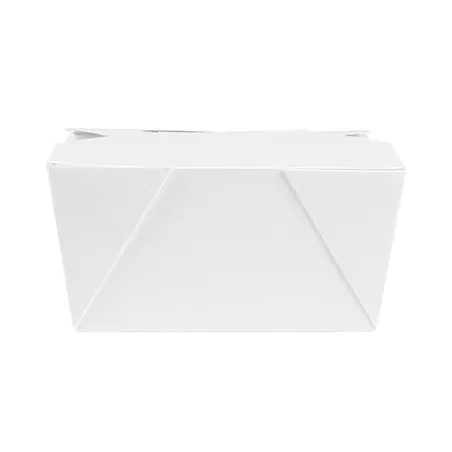 BOÎTES AMÉRICAINES THEPACK 780 ML 11,3x9x6,3 CM BLANC CARTON NANO-MICRO + PP (500 UNITÉ)
