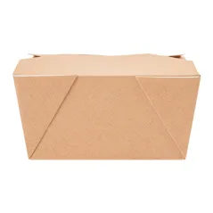 BOÎTES AMÉRICAINES MICRO-ONDABLES THEPACK 780 ML 11,3x9x6,3 CM NATUREL CARTON NANO-MICRO + PP (500 UNITÉ)