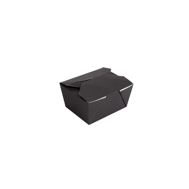 BOÎTES AMÉRICAINES MICRO-ONDABLES THEPACK 780 ML 11,3x9x6,3 CM NOIR CARTON NANO-MICRO + PP (500 UNITÉ) BOÎTES AMÉRICAINES MICRO-ONDABLES THEPACK 780 ML 11,3x9x6,3 CM NOIR CARTON NANO-MICRO + PP (500 UNITÉ)