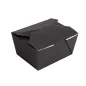 BOÎTES AMÉRICAINES MICRO-ONDABLES THEPACK 780 ML 11,3x9x6,3 CM NOIR CARTON NANO-MICRO + PP (500 UNITÉ) BOÎTES AMÉRICAINES MICRO-ONDABLES