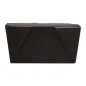 BOÎTES AMÉRICAINES MICRO-ONDABLES THEPACK 780 ML 11,3x9x6,3 CM NOIR CARTON NANO-MICRO + PP (500 UNITÉ) BOÎTES AMÉRICAINES MICRO-ONDABLES