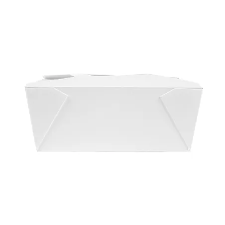 BOÎTES AMÉRICAINES THEPACK 1350 ML 15,2x12,1x6,5 CM BLANC CARTON NANO-MICRO + PP (300 UNITÉ)