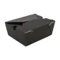 BOÎTES AMÉRICAINES MICRO-ONDABLES THEPACK 1350 ML 15,2x12,1x6,5 CM NOIR CARTON NANO-MICRO + PP (300 UNITÉ) BOÎTES AMÉRICAINES MICRO-ONDABLES