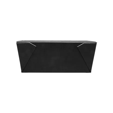 BOÎTES AMÉRICAINES MICRO-ONDABLES THEPACK 1350 ML 15,2x12,1x6,5 CM NOIR CARTON NANO-MICRO + PP (300 UNITÉ)