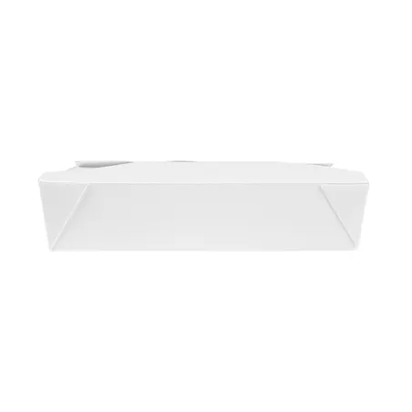 BOÎTES AMÉRICAINES MICRO-ONDABLES THEPACK 1470 ML 19,6x14x4,5 CM BLANC CARTON NANO-MICRO + PP (300 UNITÉ)