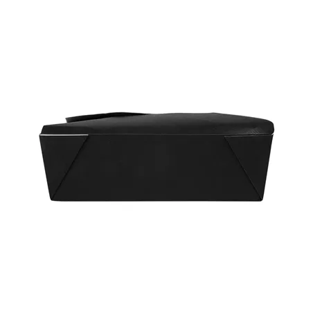 BOÎTES AMÉRICAINES MICRO-ONDABLES THEPACK 1980 ML 19,6x14x6,2 CM NOIR CARTON NANO-MICRO + PP (200 UNITÉ)