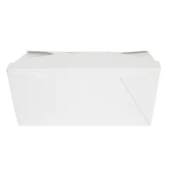 BOÎTES AMÉRICAINES MICRO-ONDABLES THEPACK 2880 ML 19,6x14x9 CM BLANC CARTON NANO-MICRO + PP (200 UNITÉ)