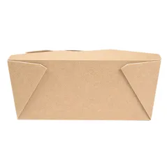BOÎTES AMÉRICAINES MICRO-ONDABLES THEPACK 2880 ML 19,6x14x9 CM NATUREL CARTON NANO-MICRO + PP (200 UNITÉ)