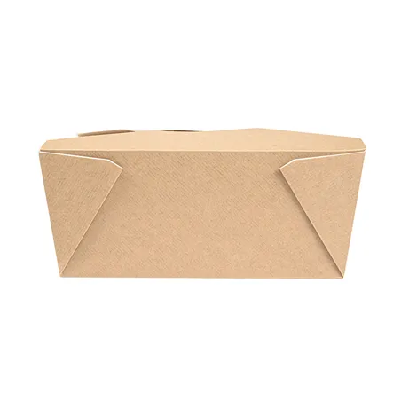 BOÎTES AMÉRICAINES MICRO-ONDABLES THEPACK 2880 ML 19,6x14x9 CM NATUREL CARTON NANO-MICRO + PP (200 UNITÉ)