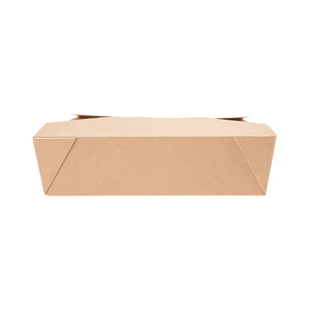 BOÎTES AMÉRICAINES MICRO-ONDABLES THEPACK 2910 ML 21,7x21,7x6 CM NATUREL CARTON NANO-MICRO + PP (100 UNITÉ)