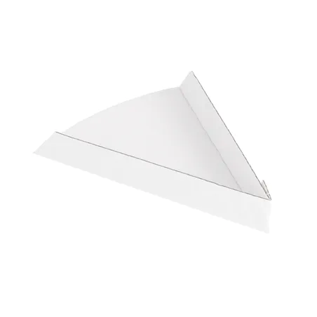 PELLES TRIANGULAIRES PIZZA THEPACK  21x16,5x3,5 CM BLANC CARTON NANO-MICRO (1200 UNITÉ)