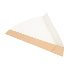 PELLES TRIANGULAIRES PIZZA THEPACK  21x16,5x3,5 CM NATUREL CARTON NANO-MICRO (1200 UNITÉ)