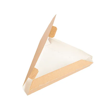 EMBALLAGES TRIANGULAIRES PIZZA THEPACK  18x23x3 CM NATUREL CARTON NANO-MICRO (500 UNITÉ)