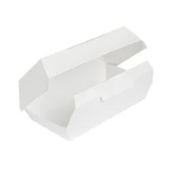 BOÎTES "LUNCH BOX" THEPACK  19,5x11,5x6,5 CM BLANC CARTON NANO-MICRO (300 UNITÉ)