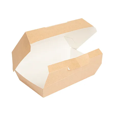 BOÎTES "LUNCH BOX" THEPACK  22x13x7,5 CM NATUREL CARTON NANO-MICRO (300 UNITÉ)
