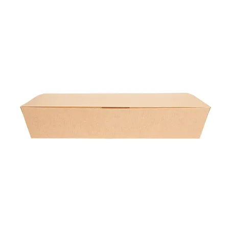 BOÎTES "LUNCH BOX" COUVERCLES THEPACK 1700 ML (54 oz) 27,5x16,5x5 CM NATUREL CARTON NANO-MICRO (240 UNITÉ)