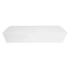 BOÎTES "LUNCH BOX" COUVERCLES THEPACK 1700 ML (54 oz) 27,5x16,5x5 CM BLANC CARTON NANO-MICRO (240 UNITÉ)