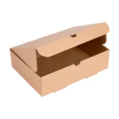 BOÎTE REPAS À EMPORTER THEPACK  26x18x7 CM NATUREL CARTON MICROCANAL (100 UNITÉ)