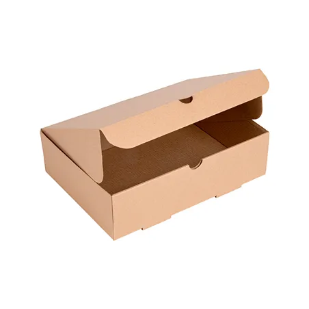 BOÎTE REPAS À EMPORTER THEPACK  26x18x7 CM NATUREL CARTON MICROCANAL (100 UNITÉ)