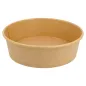 POTS SALADIERS 1300 ML 337 G/M2 + PE Ø 18,7/16x7 CM NATUREL KRAFT (300 UNITÉ) POTS SALADIERS