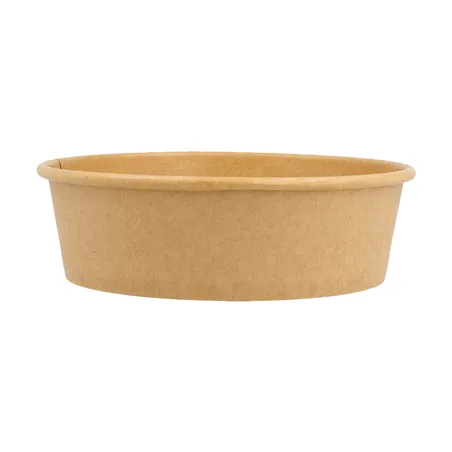 POTS SALADIERS  1300 ML 337 G/M2 + PE Ø 18,7/16x7 CM NATUREL KRAFT (300 UNITÉ)