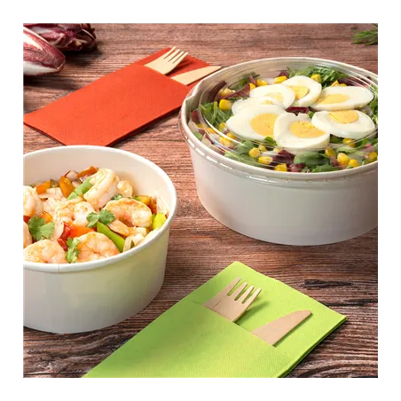 POTS SALADIERS  1300 ML 337 G/M2 + PE Ø 18,7/16x7 CM BLANC CARTON (300 UNITÉ)