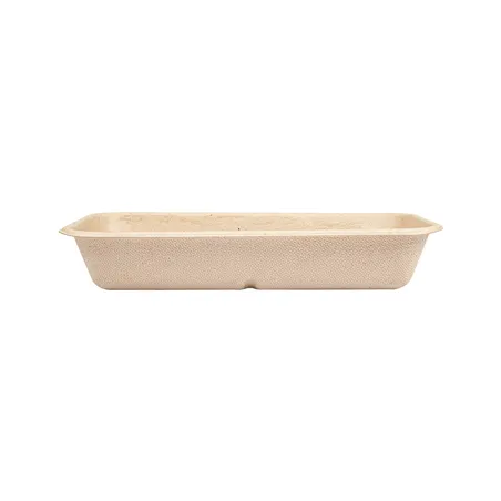 PLATEAUX BIONIC 500 ML 20,9x10,7x3,5 CM NATUREL BAGASSE (400 UNITÉ)