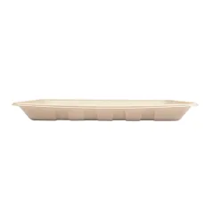 PLATEAUX BIONIC 700 ML 26,8x16,7x2,6 CM NATUREL BAGASSE (400 UNITÉ)