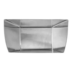 BOÎTES À FRITES L ARTINOX  12x6,6x14,2 CM ARGENTE INOX (12 UNITÉ)