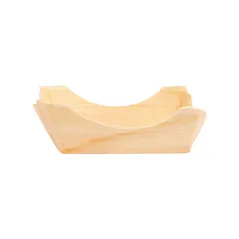 BARQUETTES EN FEUILLE DE PEUPLIER WOOD  4x4x1,5 CM NATUREL BOIS (100 UNITÉ)