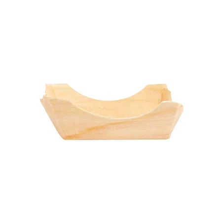 BARQUETTES EN FEUILLE DE PEUPLIER WOOD  4x4x1,5 CM NATUREL BOIS (100 UNITÉ)