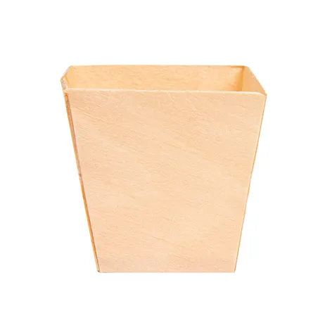 MINI BOL EN FEUILLE DE PEUPLIER WOOD  4,5x4,5x4,5 CM NATUREL BOIS (50 UNITÉ)