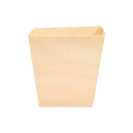 MINI BOL EN FEUILLE DE PEUPLIER WOOD  5,5x5,5x5,5 CM NATUREL BOIS (50 UNITÉ)