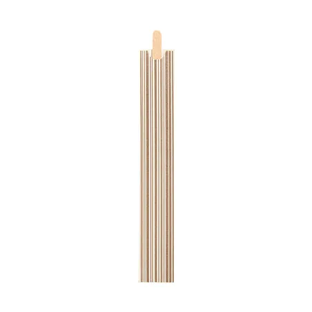 AGITATEURS CAFÉ EN SACHET OUVERTE WOOD  0,6x14x0,1 CM NATUREL BOIS (100 UNITÉ)