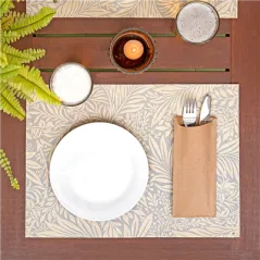 SETS DE TABLE OFFSET 'AMAZONIA' 70 G/M2 30x42 CM QUADRICHROMIE CELLULOSE (2000 UNITÉ)