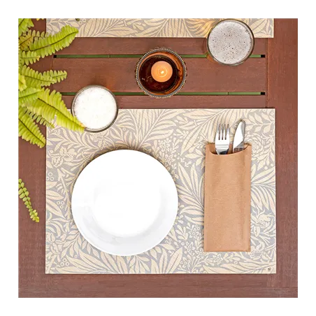 SETS DE TABLE OFFSET 'AMAZONIA' 70 G/M2 30x42 CM QUADRICHROMIE CELLULOSE (2000 UNITÉ)