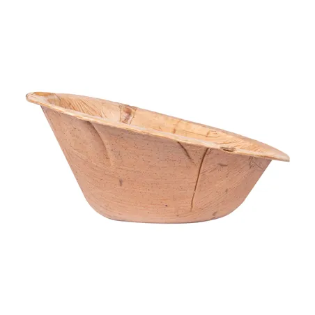 BOL OVALE COURBE ARECA 70 ML 10x7,2x4,8 CM NATUREL ARECA (200 UNITÉ)