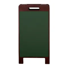 ARDOISE EN ANGLE 2 FACES MAGNÉTIQUE   38x45x78 CM VERT BOIS (1 UNITÉ)