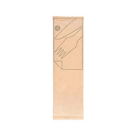 SET 3/1 COUVERTS +SERVIETTE WOOD 'MAKAN'  16 CM NATUREL BOIS (100 UNITÉ)