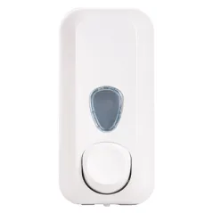 DISTRIBUTEUR DE SAVON  550 ML 22,8x9x10,2 CM BLANC ABS (1 UNITÉ)