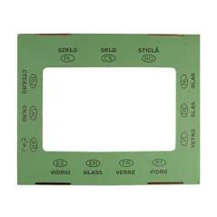 
COUVERCLE EN VERRE   38,4x31,1x12 CM VERT CARTON (10 UNITÉ)
