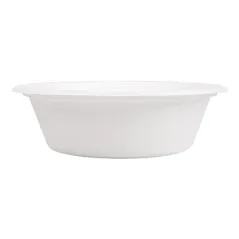 BOLS BIONIC 1200 ML Ø 20,8x6,1 CM BLANC BAGASSE (400 UNITÉ)